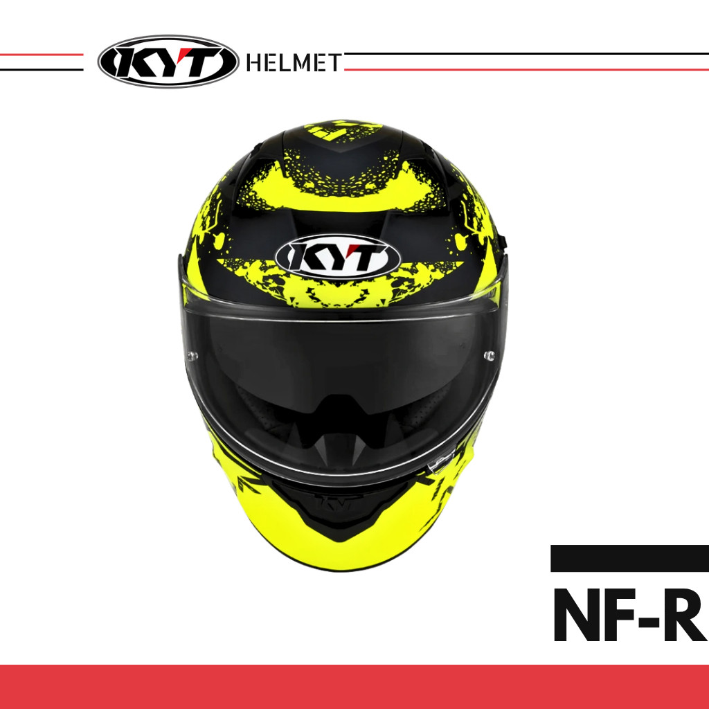 KYT -Mũ Bảo Hiểm Fullface - NFR NEUTRON YELLOW ////