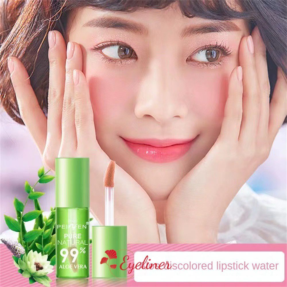 Son Bóng Thân Thiện Với Da Và Bền Son Môi Dưỡng Ẩm Lô Hội Đổi Màu Son Môi Nước Độ Ẩm Lâu Dài Lô Hội 