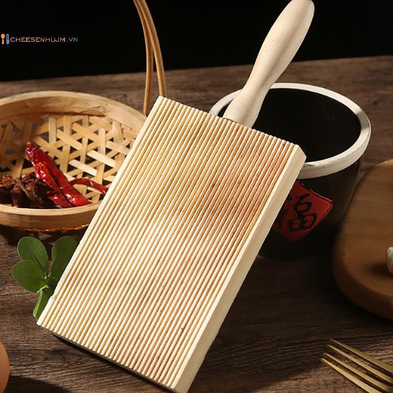 Cs Ý Fantes Gnocchi Board Gỗ Dụng Cụ Nướng Bánh Pasta Maker Professional VN