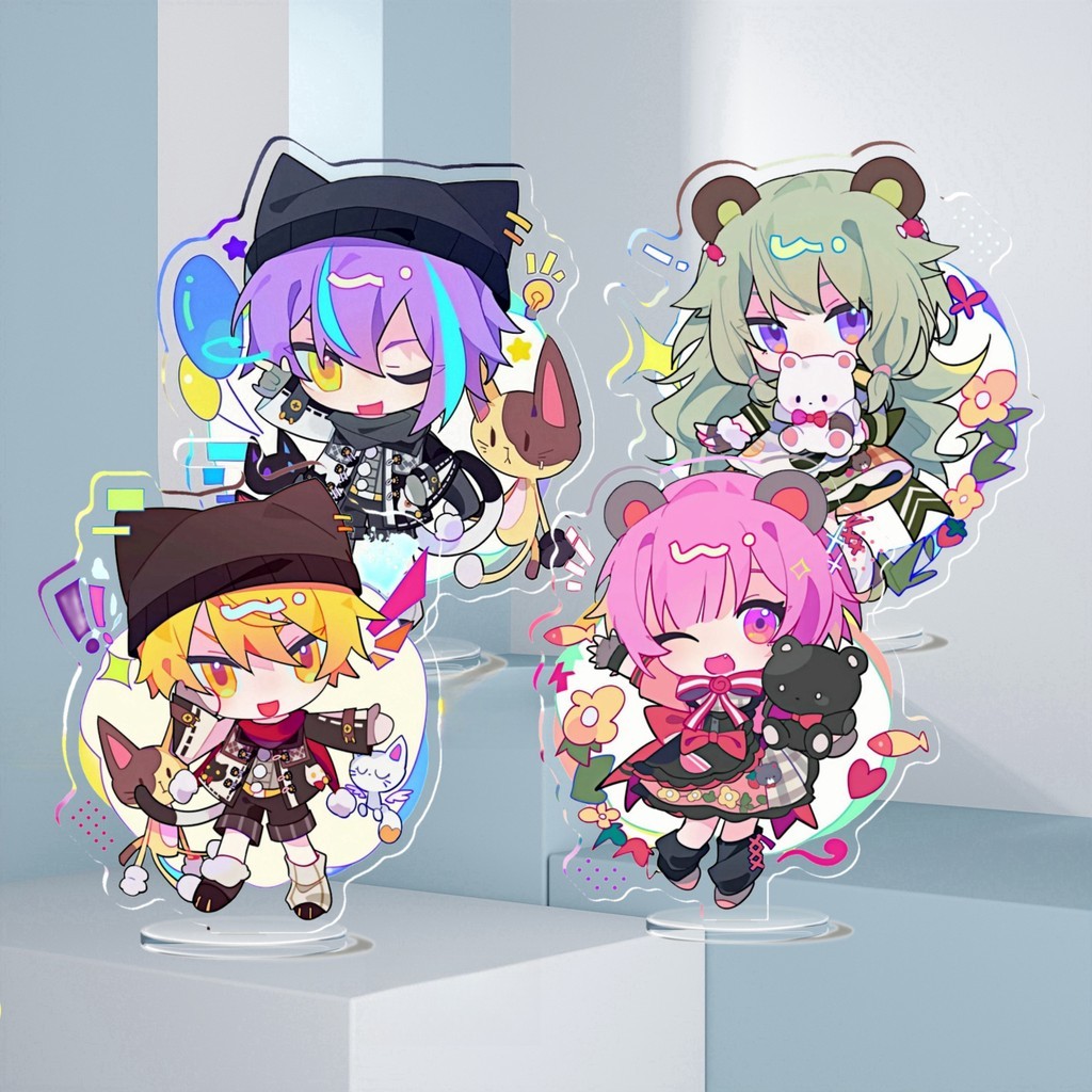 Tenma Tsukasa Kamishiro Rui Standing Anime KeyChain Ootori Emu Key Chain Women Print Figure Model Pl