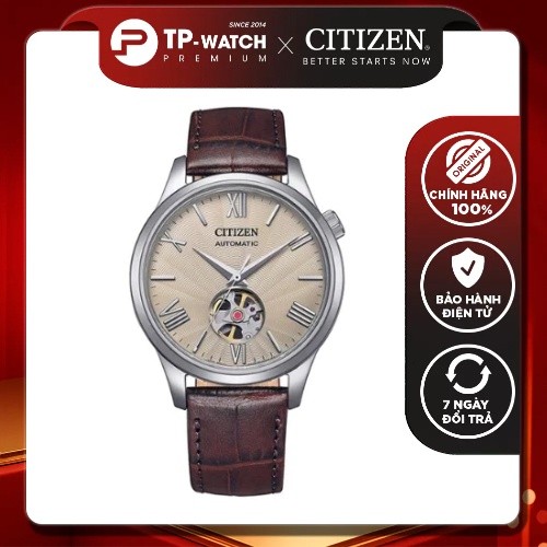 Đồng Hồ Nam Dây Da Citizen Automatic NH9130-17A - Kính Sapphire - Size 40mm