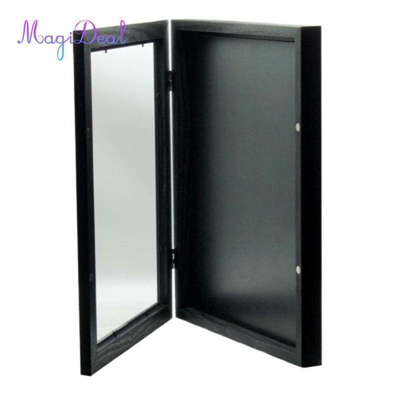 MagiDeal Jersey Khung Màn Hình Ốp Lưng Bảo Vệ Bằng Gỗ Jersey Shadow Box Jersey Display Case Cho Khúc