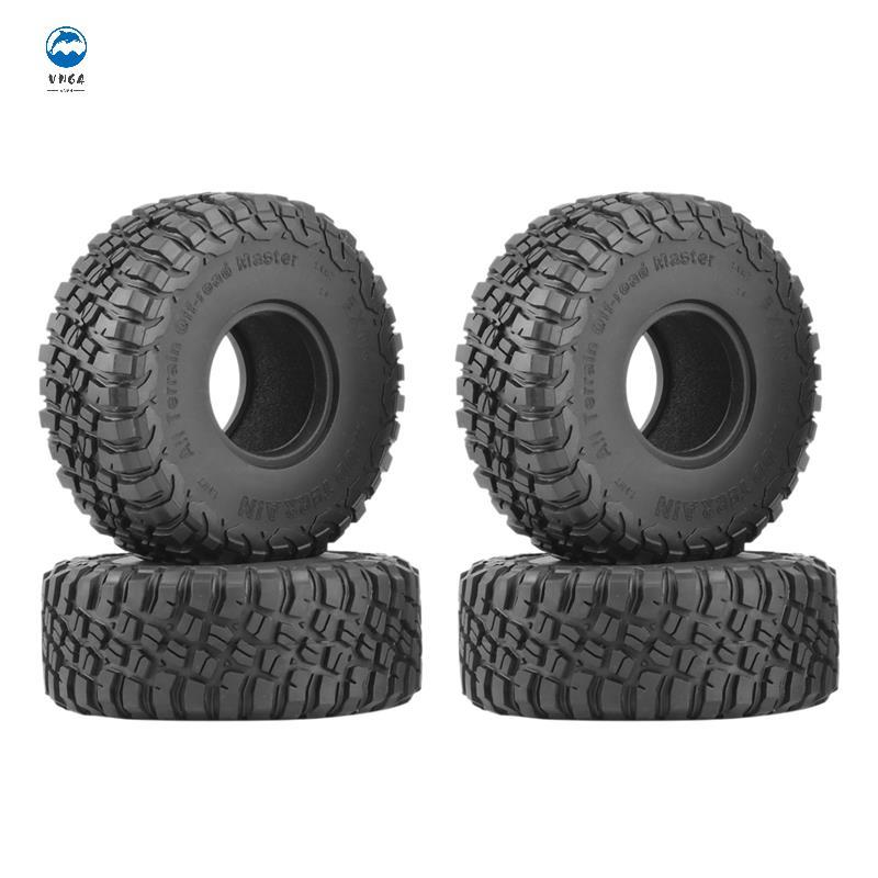 4 120MM 1.9 Lốp Cao Su Lốp Bánh Xe Cho 1 / 10 RC Xe Bánh Xích SCX10 90046 AXI03007 TRX4 D90 CC01