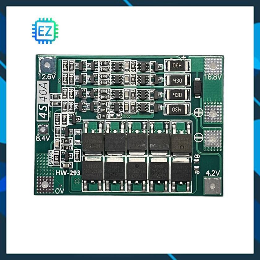 Mạch bảo vệ pin 4S 40A - 16.8V có cân bằng