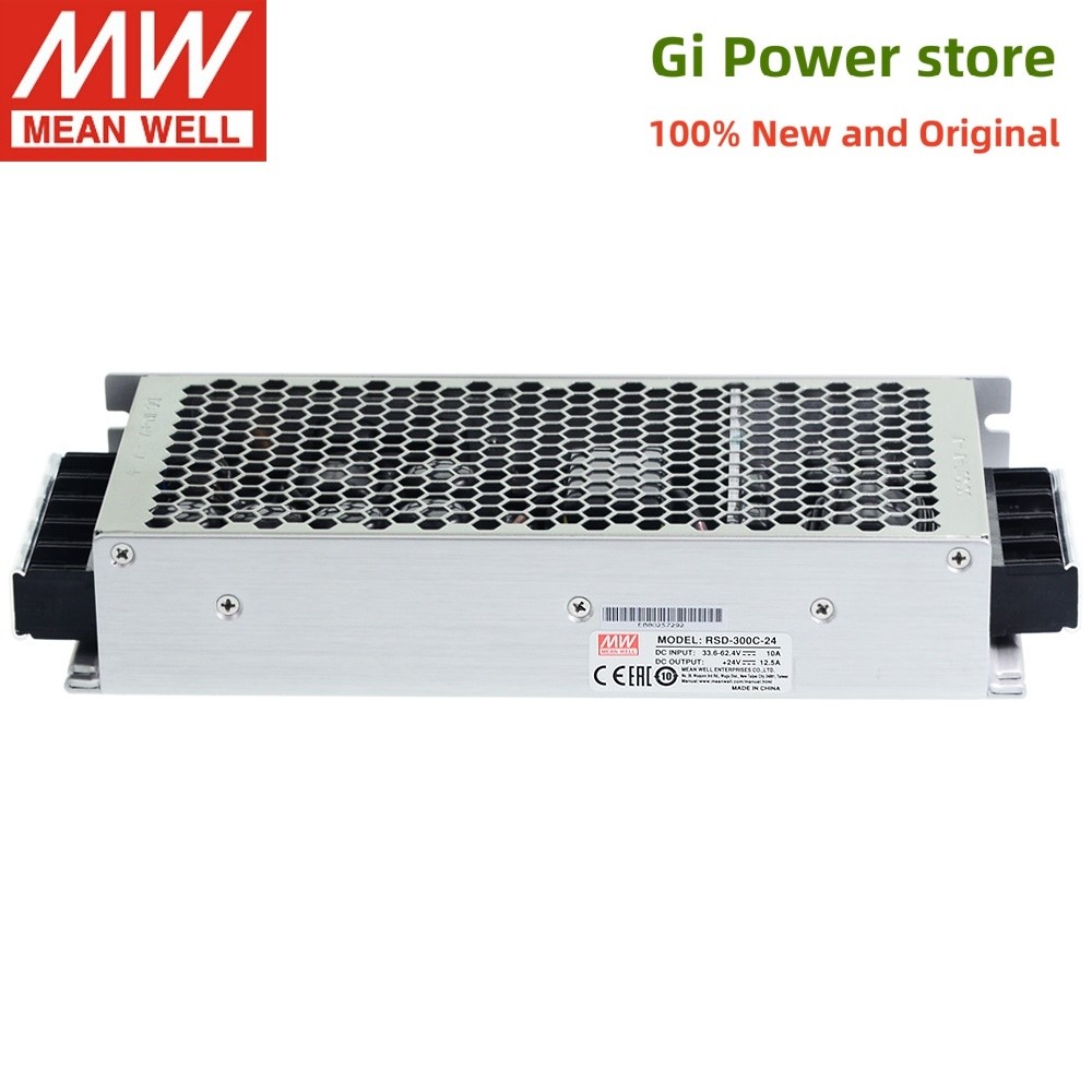 Bộ chuyển đổi DC-DC đầu ra đơn RSD-300B / C / D / E / F MW RSD-300C-12 / 24 RSD-300D-12 / 24 RSD-300