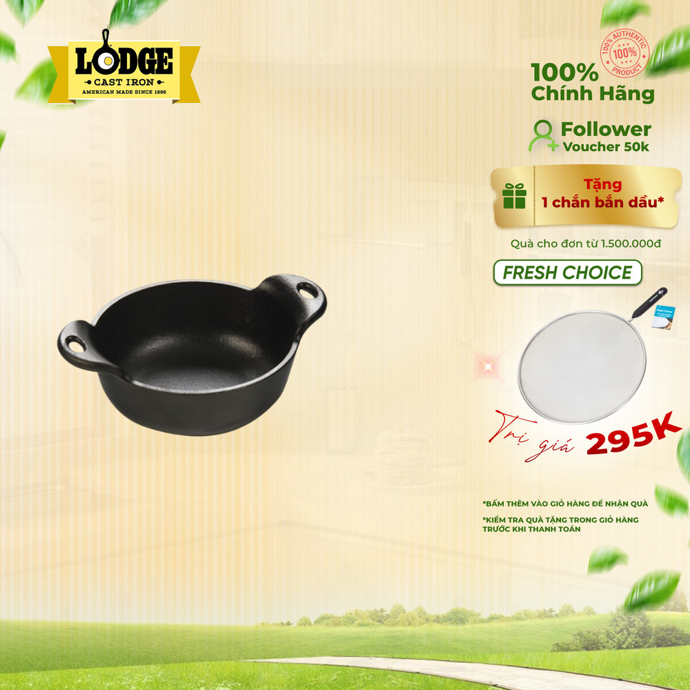 Lodge - Nồi gang để bàn - 0.35L