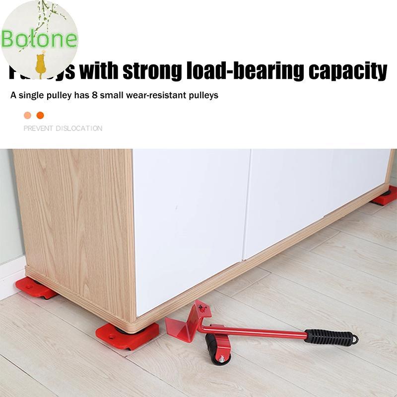 Bolone Đồ Nội Thất Hạng Nặng Nâng Dụng Cụ Vận Chuyển Nội Thất Mover Bộ 4 Di Chuyển Con Lăn 1 Bánh Th