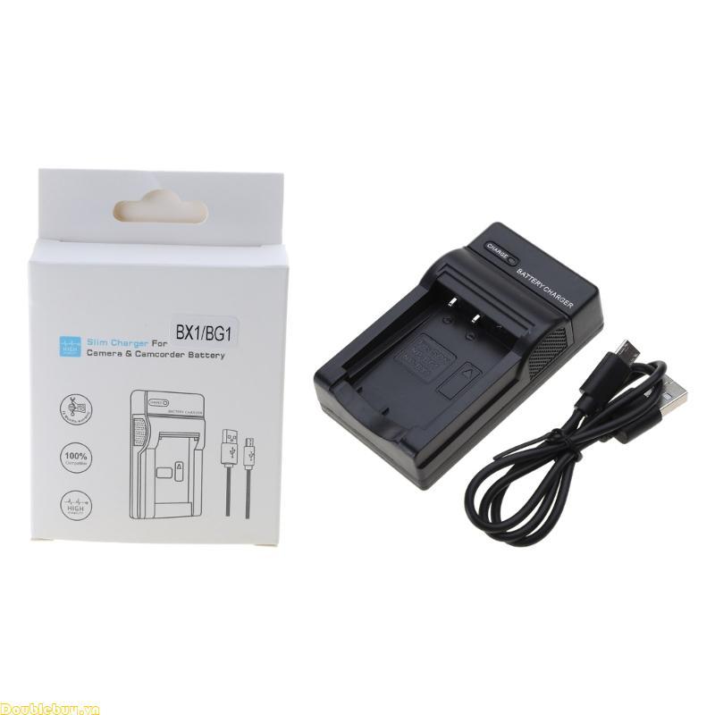 Bộ sạc USB Doublebuy NP-BG1 cho CyberShot DSC-HX30V DSC-HX20V DSC-HX10V Mới