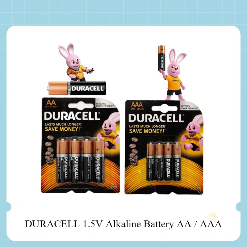 Pin kiềm DURACELL 1.5V AA LR6 / AAA LR03