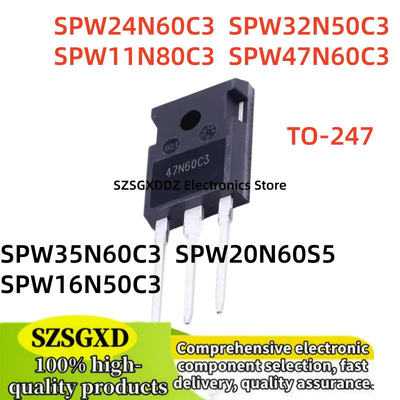 5 Chiếc SPW16N50C3 SPW11N80C3 SPW47N60C3 47N60 47N60C3 SPW35N60C3 35N60C3 SPW32N50C3 SPW24N60C3 24N6