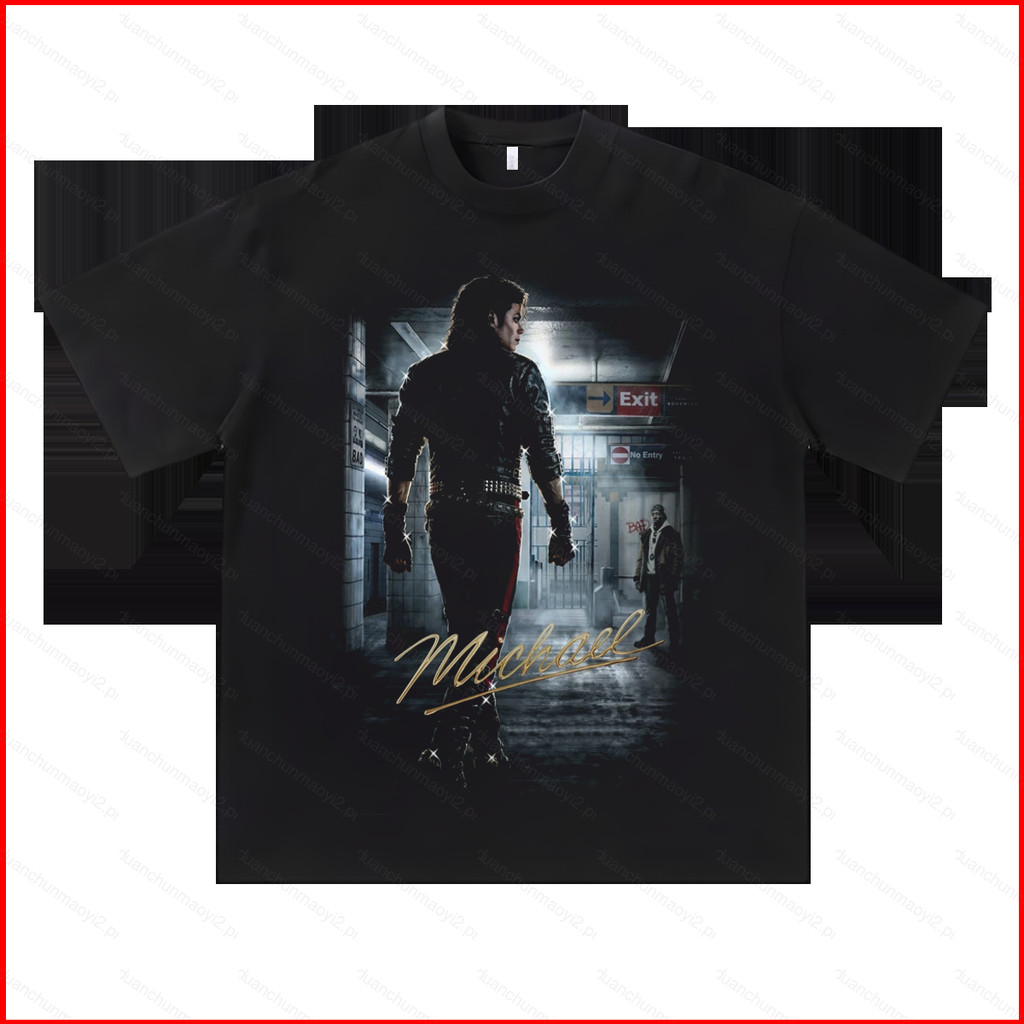 DC2 Michael Jackson Áo thun ngắn tay poster cùng phong cách