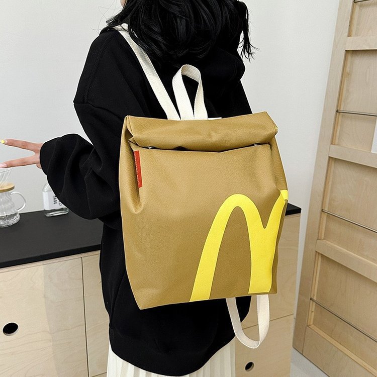 Ba lô túi giấy xuân hè của McDonald ba lô nữ20260509