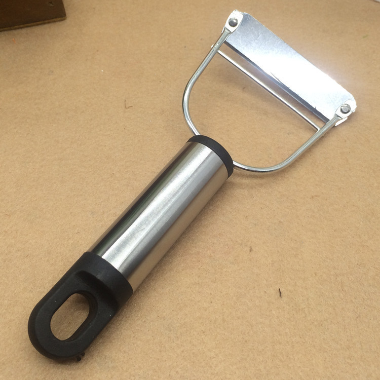 Dụng cụ gọt vỏ bằng thép không gỉ Đa chức năng Melon Fruit Apple Peeler Kitchen Melon Planer 91KI