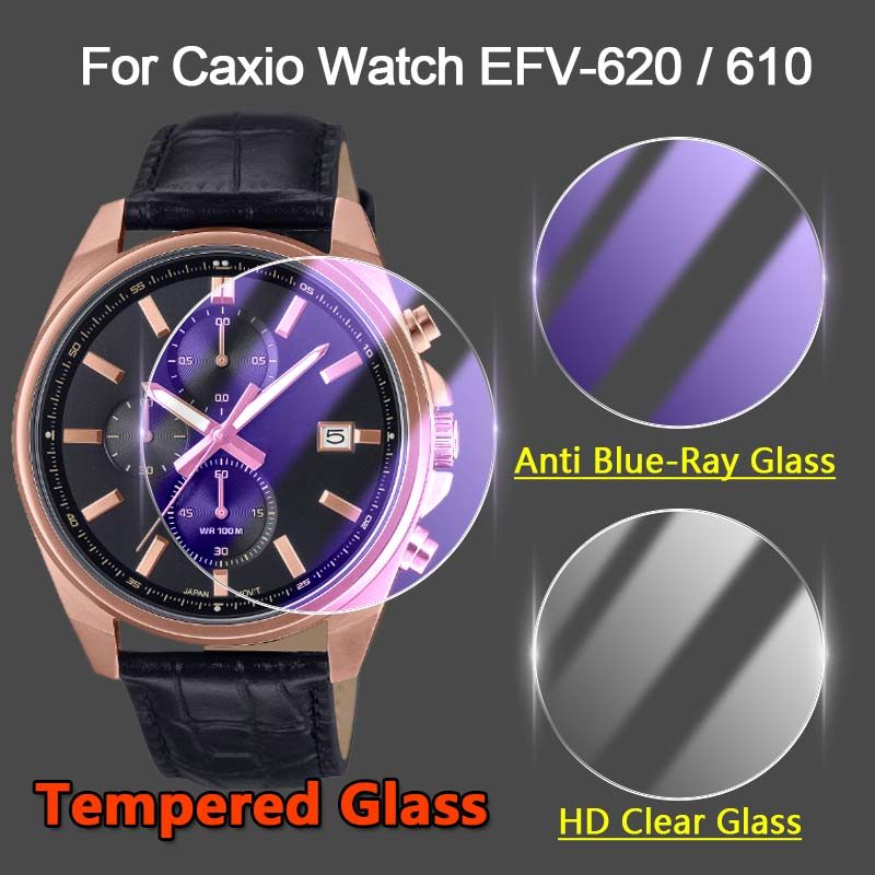 2-6 Chiếc Dành Cho Đồng Hồ Thông Minh Caxio Edifice EFV-620 EFV-610 EFV-600 2.5D Siêu Mỏng Trong Suố