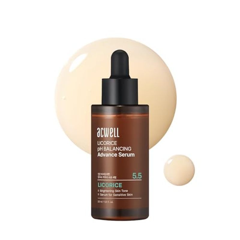 ACWELL Licorice pH Balancing Advanced Facial Serum Ampoule – Điểm tối & Chăm sóc tông màu không đều 