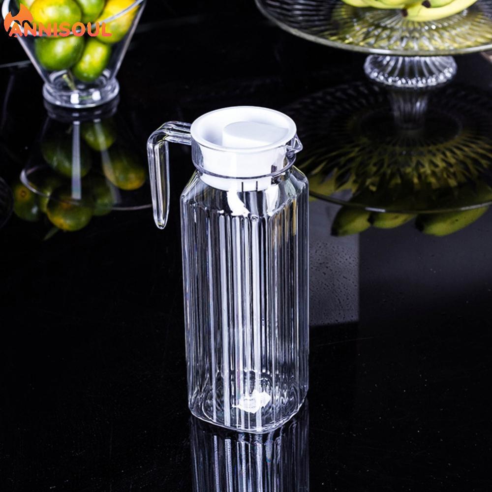[NISO]Drink Tie Pot Store Water Clear Easy To Carry Fridge GLASS BOTTLE Home