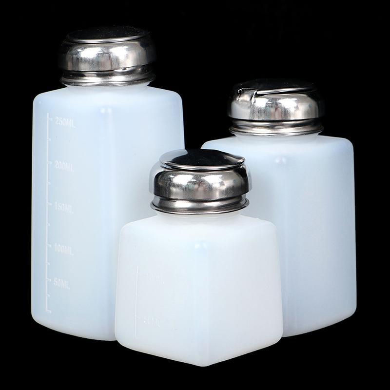 Newsmallbrains Trống Bơm Dispenser Sơn Móng Tay Tẩy Chai Móng Tay Nghệ Thuật Sạch Acetone Chai NSB