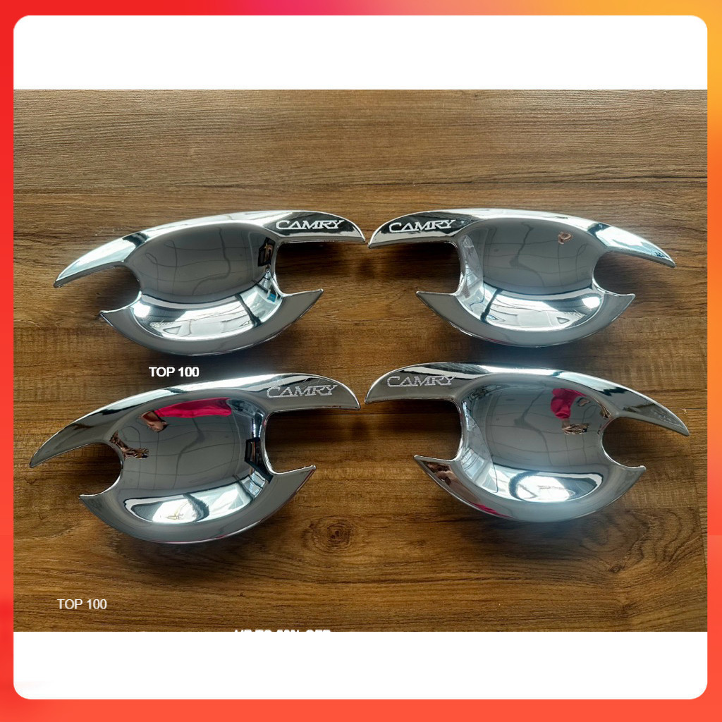 ☘️CAMRY☘️ Hõm cửa xe camry 2007-2018 mạ crom cao cấp #camry #toyotacamry #homcuacamry #chencuatrangt