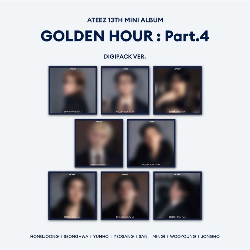 [Album ATEEZ] ateez GOLDEN HOUR: Phần 4 Sản phẩm chính hãng chưa tháo dỡ hoàn toàn mới