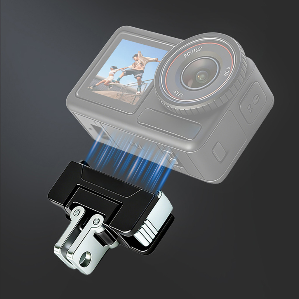 BGNING Tripod Mount Quick Rlease Có Thể Gập Lại 2 Khe Cắm Thẻ Từ Đế Adapter Cho DJI OSMO 360 / Actio
