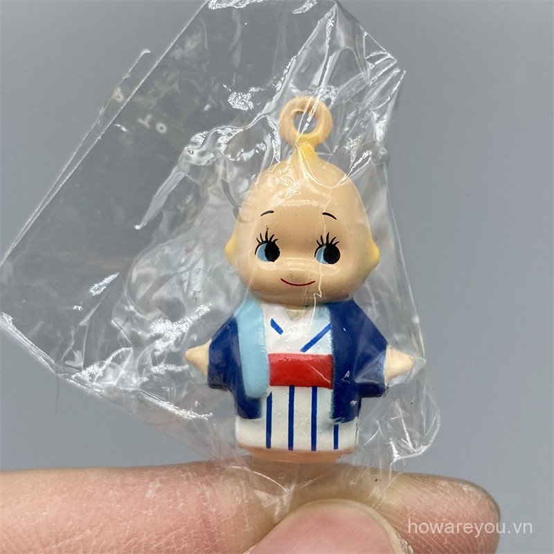 Hàng chính hãng Số lượng lớn Hàng có sẵn Kewpie Kewpie Búp bê Kimono Bell Mặt dây chuyền Nhật Bản Ou