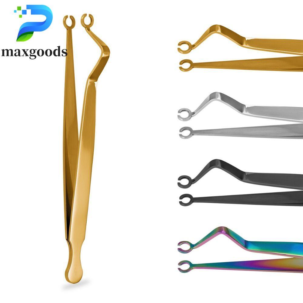 maxgoods MAXGOODS Body Piercing Tool, Thép không gỉ Septum Piercing Tool Da Forceps, Khử trùng Ống T