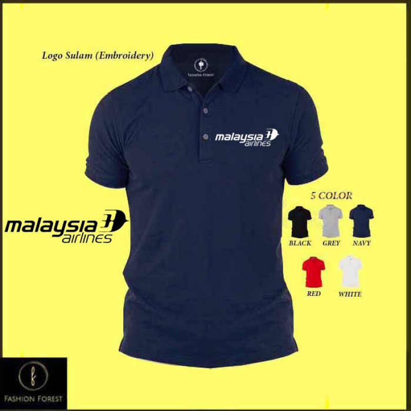 Còn Hàng Áo Polo Nam Malaysia Airlines Áo Polo Unisex Malaysia Airlines Đồng Phục Phong Cách Nhân Vi