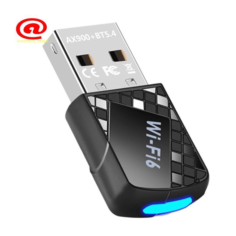 AX900 USB WiFi 6 Adapter 900Mbps Bluetooth 5.4 2 trong 1 USB Dongle 2.4G 5G Bộ Thu WLAN Không Dây Ch
