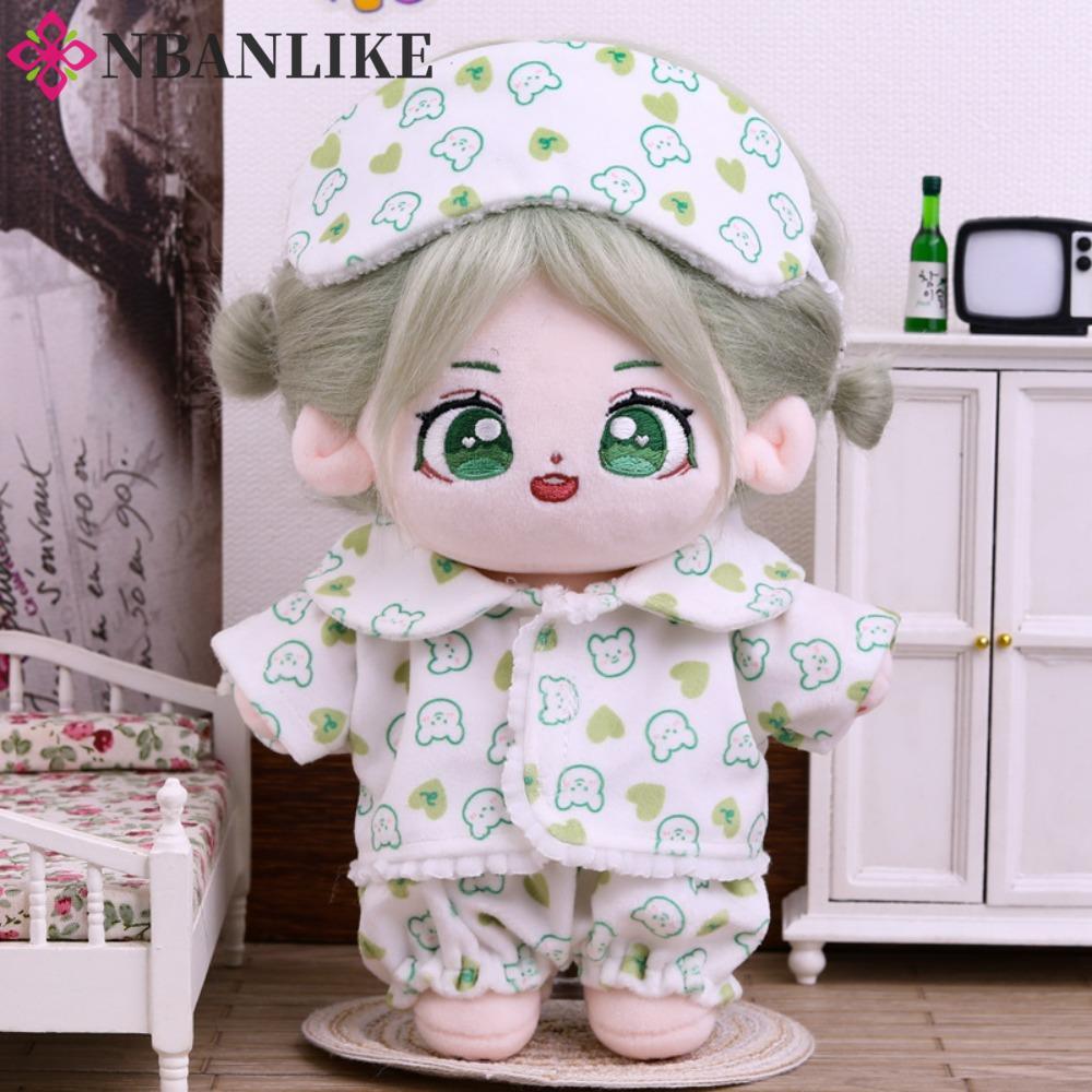 NBANLIKE 20CM Quần Áo Búp Bê Cotton, Quần Thay Thế Trang Phục Búp Bê Nhồi Bông Bộ Đồ Sang Trọng, Búp