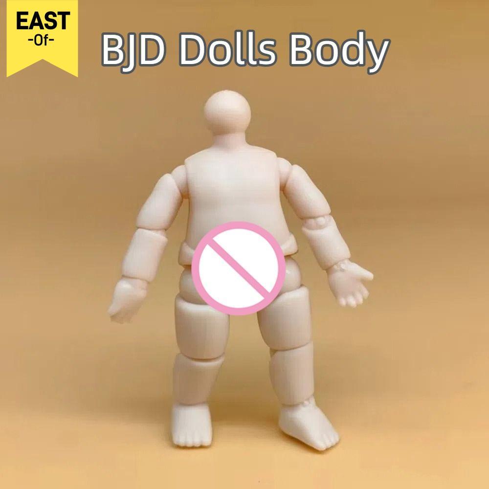 EASOF Hình Búp Bê, Búp Bê Anime Chiều Cao 3in 4in Búp Bê Cơ Thể, PVC Bền Nhiều Khớp Thân Búp Bê BJD 