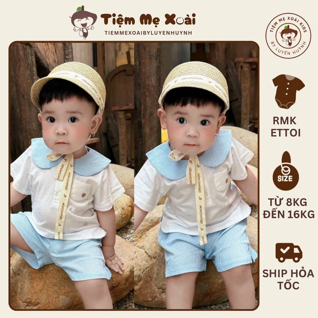 Set rmk ettoi 2026 chất mát phù hợp mùa hè cho bé trai