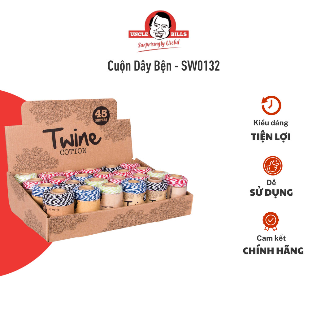 Cuộn dây bện màu 45m UNCLE BILLS SW0132