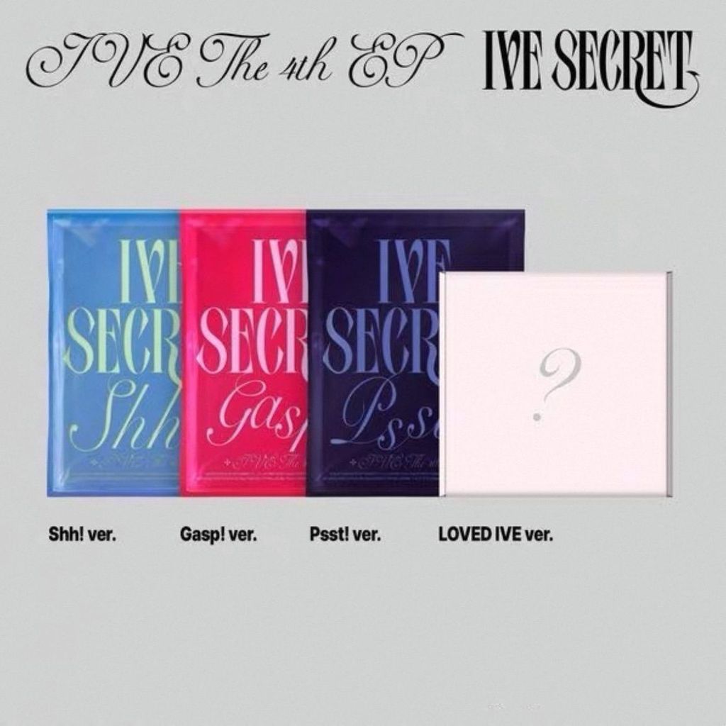 IVE trở lại mini 4 album lve secret mới chưa được tháo dỡ album ive
