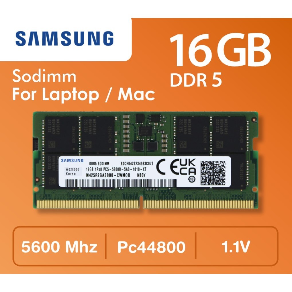 [BH 12 tháng] RAM LAPTOP DDR5 SamSung Crucial Micron ADATA bus 4800 5600 . 16GB 32GB . . 4800Mhz 560