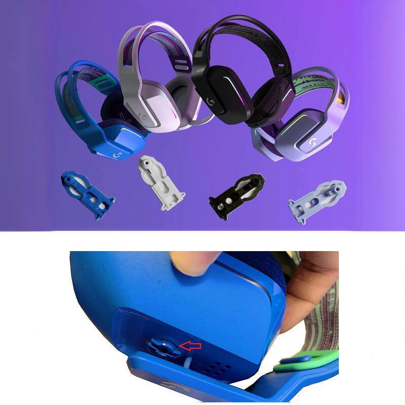 Tai nghe trò chơi Logitech G733 G535 G335 Cuộn gốc Đầu nhựa Bộ phận sửa chữa tia Xốp Earmuffs