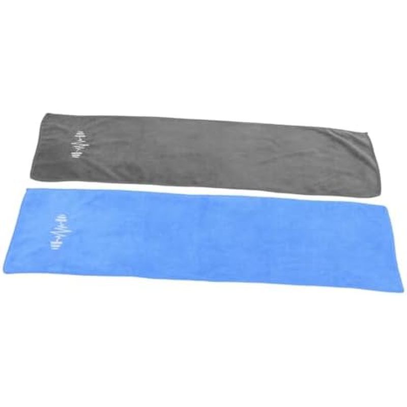 Kichvoe 2pcs Microfiber Sports Sweat Towels Absorbent Quick-Dry Gym Towels for Yoga Fitness Travel S