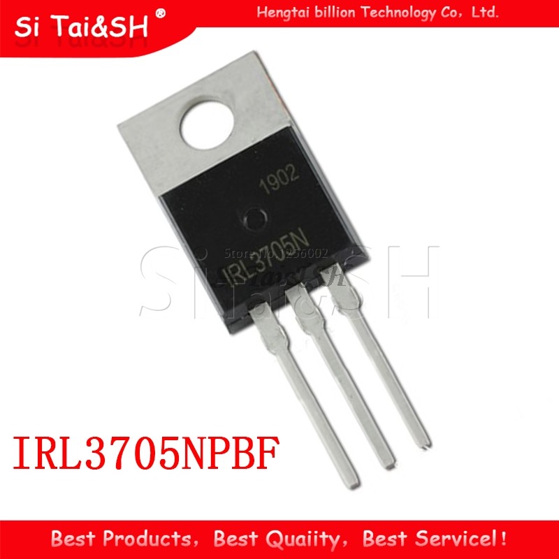10 CÁI IRL3705NPBF TO-220 IRL3705N TO220 IRL3705 bóng bán dẫn MOS FET mới
