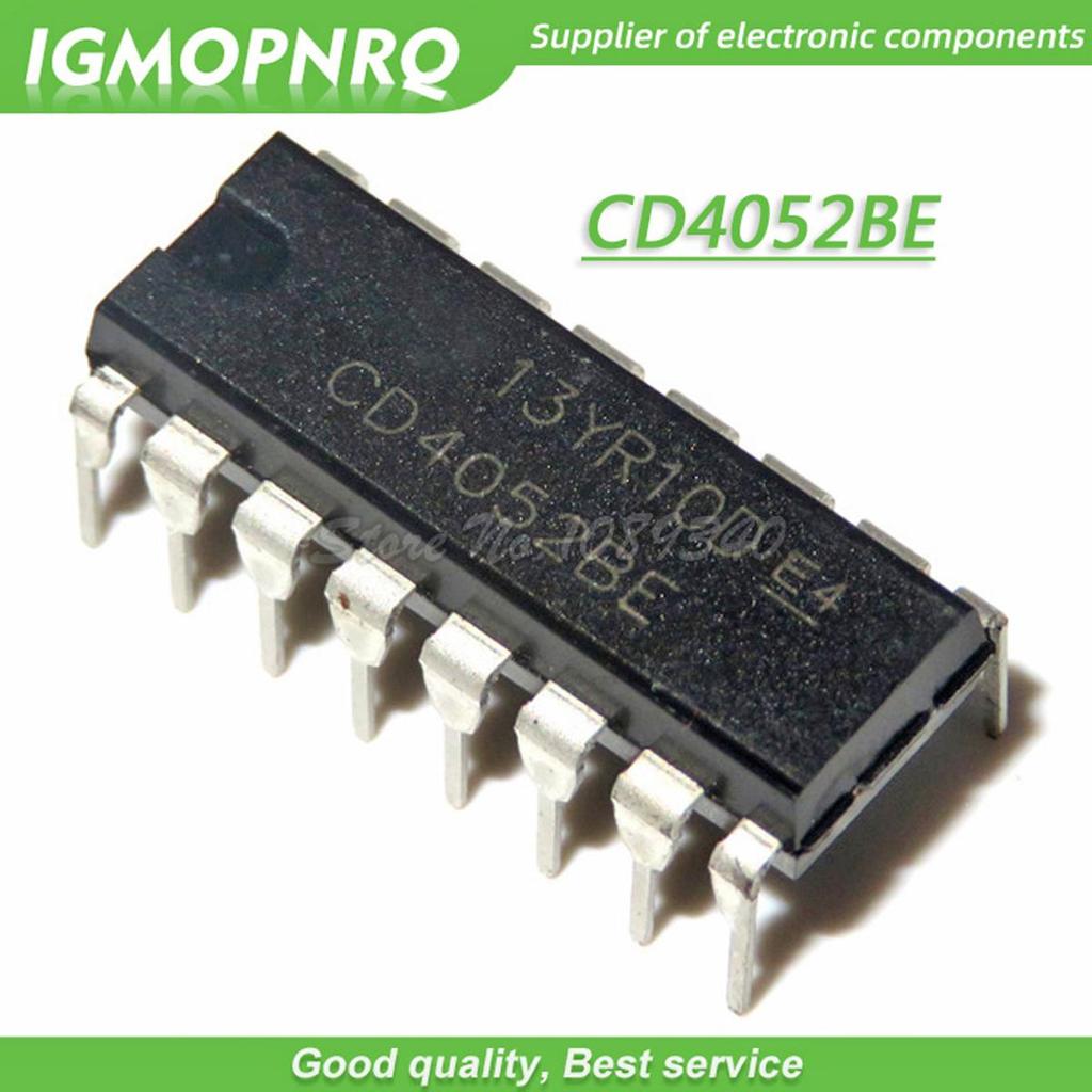 10 CD4052BE DIP16 CD4052 DIP 4052BE DIP-16 GMOPNRQ