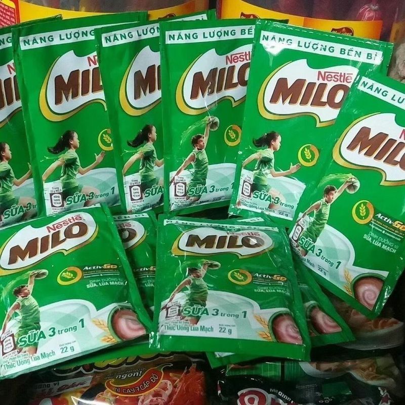 Việt Nam NESTLE Milo Bột cacao Sữa Sôcôla Uống 10 Gói (10bao) 22g 4-21-9v