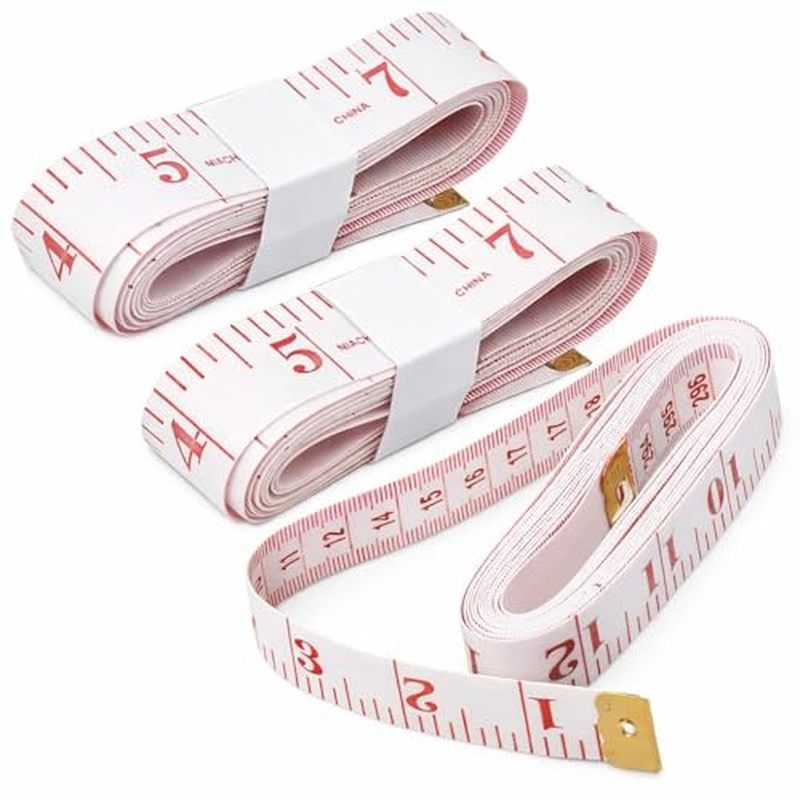 Soft Tape Measure Double Scale, Flexible Sewing Ruler for Weight Loss, Sewing Tailor Craft, Vinyl Me