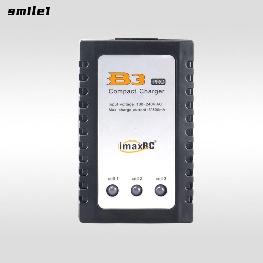Bộ sạc pin SMILE, Bộ sạc cân bằng pin Lithium 7.4V-11, Bộ phận RC 100V-240V US / EU Cắm cáp nguồn Bộ