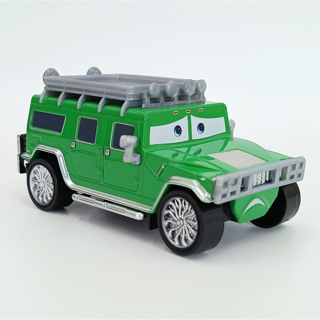 Ô Tô Hợp Kim Ô Tô Xanh Hummer Răng Vàng Xe Ô Tô Mô Hình Đồ Chơi Sưu Tập Vật Trang Trí