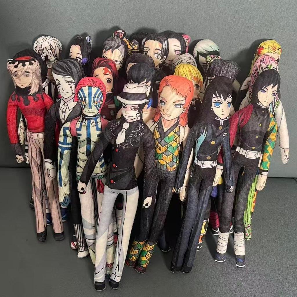 Demon Slayer Plushie Kamado Tanjirou Kamado Nezuko Shinazugawa Sanemi Agatsuma Zenitsu Hashibira Đồ 