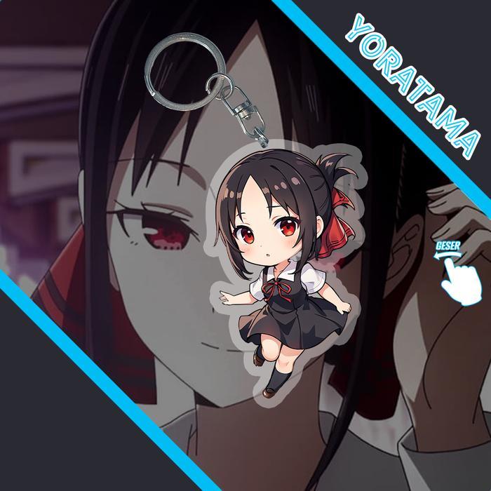Gantungan Kunci Kaguya Kaguya-sama wa kokurasetai, Keychain Anime Lucu