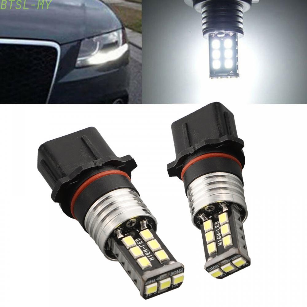 Bóng Đèn Lỗi Đèn Miễn Phí P13W Trắng Lái Xe Độ Sáng Cao 15LED 2 Chiếc 6000K