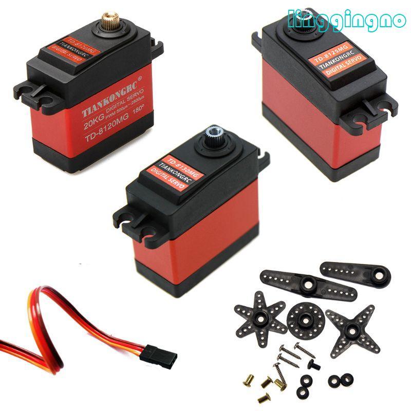 RR servo kỹ thuật số chất lượng chuyên nghiệp 20kg servo bánh răng kim loại cho 1 8 1 10 RC