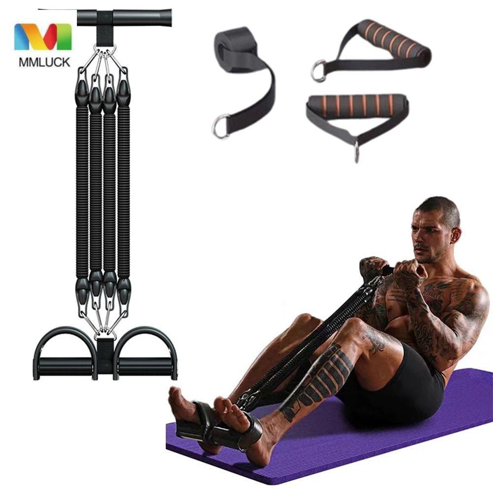 MMLUCK Pedal Pull-Up Sit-Up Trainer, 50 / 75 / 100 Pounds Bàn đạp giảm béo Dây căng, Dây căng hạng n
