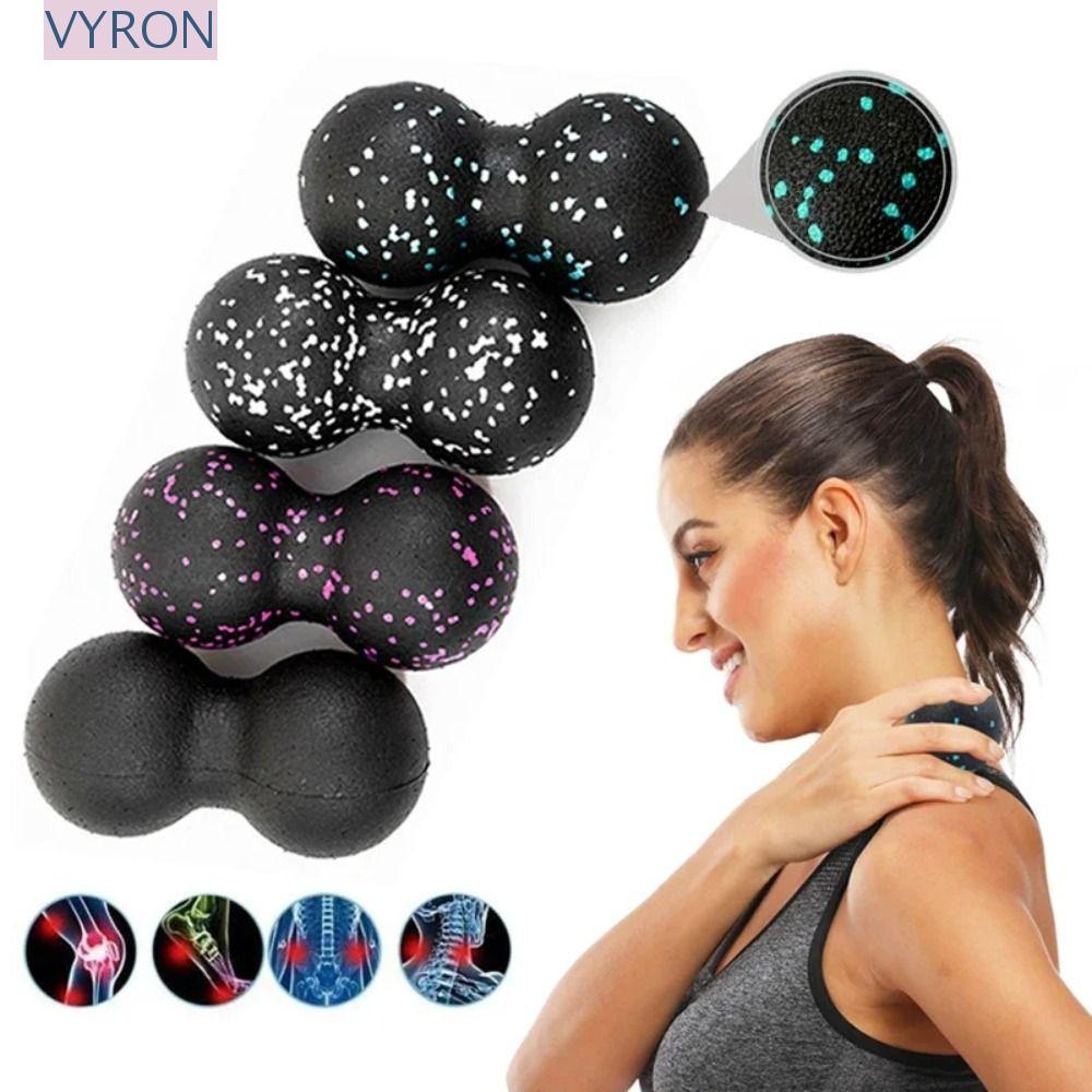 Bóng massage đậu phộng thể dục VYRON, Bóng massage EPP đàn hồi, Massage chân Massage đôi Lacrosse Ba
