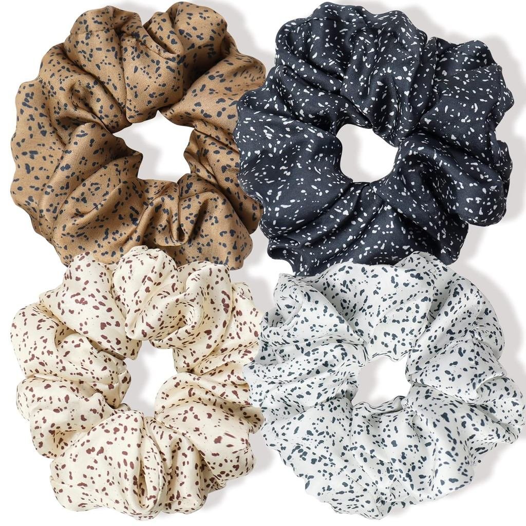 Dây buộc tóc Satin dành cho nữ, Dây buộc tóc 4 mảnh Dây buộc tóc, Phụ kiện tóc cho nữ, Dây buộc tóc 