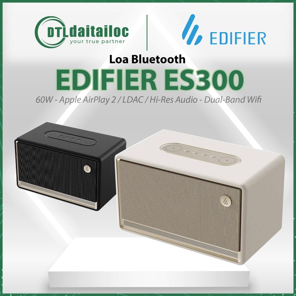 Loa bluetooth không dây EDIFIER ES300 Irovy / Black | Chính Hãng | Bảo hành 12 tháng